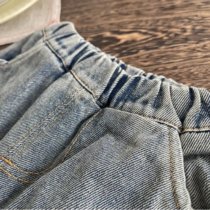 3-Piece Kids Jacket & Jeans Outfit – Teal or Coral (1-5 Years)