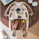 3-Piece Bear Print Outfit – Navy or Brown (1-5 Years)