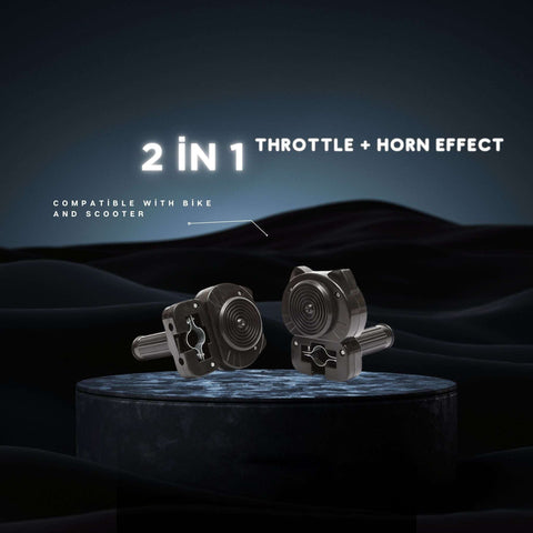 Motor Sound Horn for Bike & Scooter – Battery-Free Twist Throttle