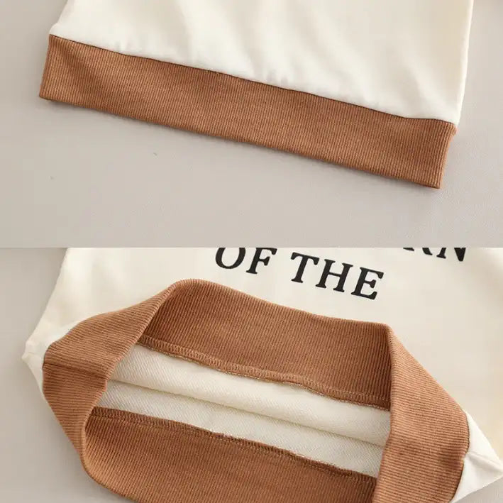 Kids Overalls Outfit with Bear Patch – Light Brown or Dark Brown (1-5 Years)