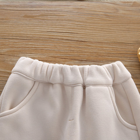 Toddler 3-Piece Hoodie, Pants & Puffer Vest Set – Green, Brown, Cream, White (1-6 Years)