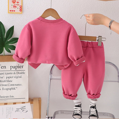 2-Piece Kids Bow Outfit – Black, Purple or Pink (1-5 Years)