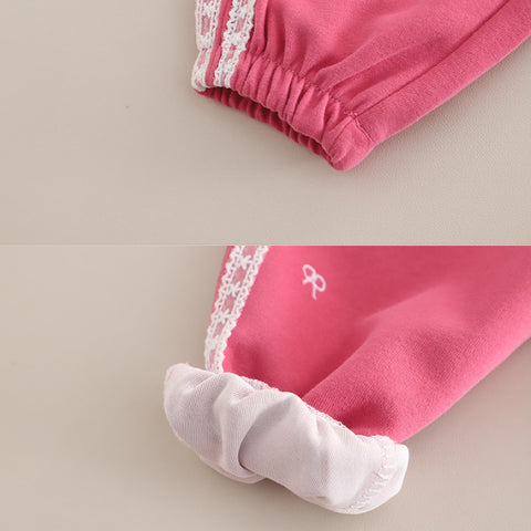 2-Piece Kids Bow Outfit – Black, Purple or Pink (1-5 Years)