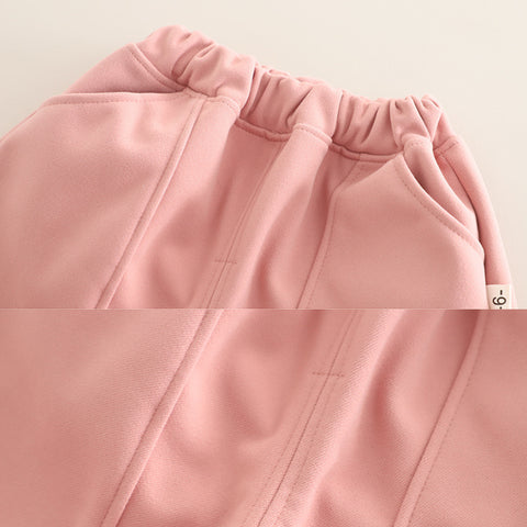 3-Piece Kids Vest Outfit with Plush Detail – Pink, Beige or Brown (1-5 Years)