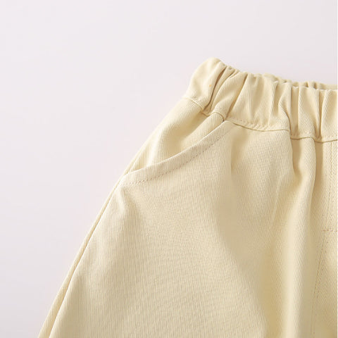 3-Piece Kids Bear Outfit – Beige (1-5 Years)