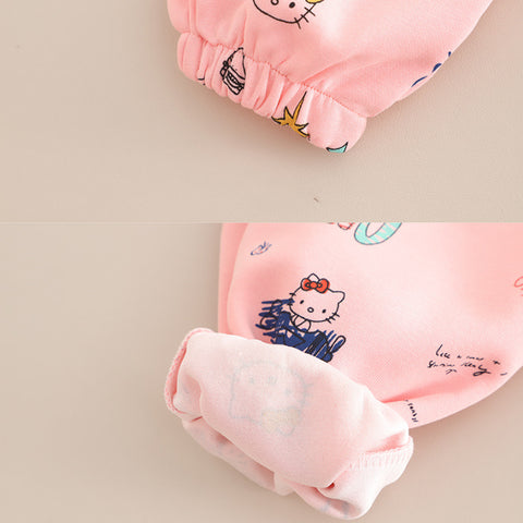 3-Piece Kids Cartoon Outfit – Pink (1-5 Years)