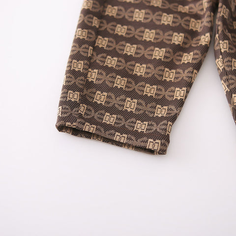 2-Piece Kids Formal Outfit – Shirt & Pants (Black or Beige, 1-5 Years)