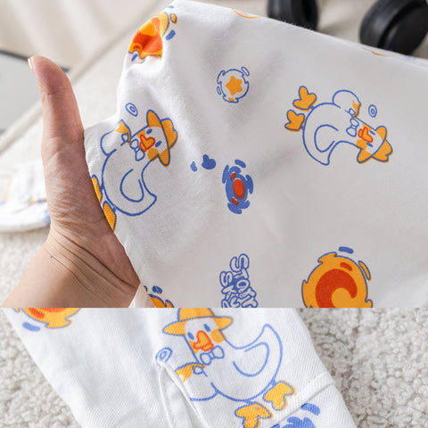 3-Piece Kids Duck Outfit – Blue or Dark Denim (1-5 Years)