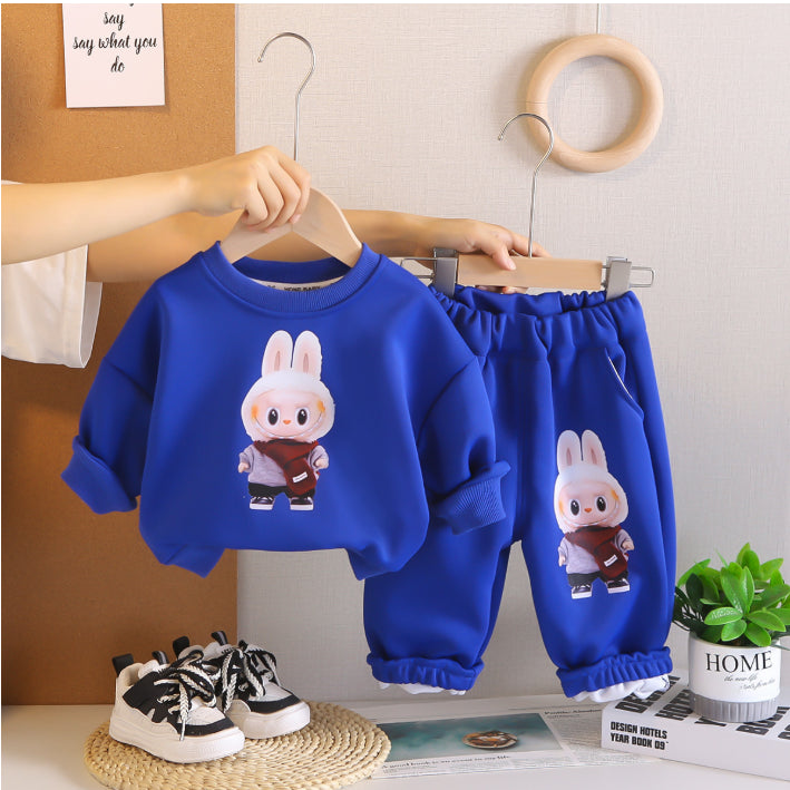 2-Piece Unisex Kids Bunny Outfit – Blue or White (1-5 Years)