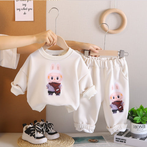 2-Piece Unisex Kids Bunny Outfit – Blue or White (1-5 Years)