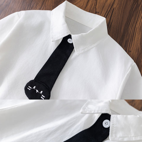 3-Piece Plaid Vest Outfit with Tie – Blue or Grey (1-5 Years)