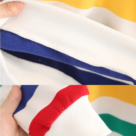 Toddler Rainbow Outfit with Dino Bag (1-5 Years)